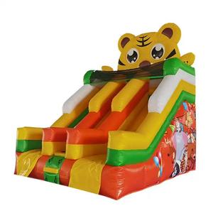 Tobogán Inflable Comercial de PVC con Diseño de <span class=keywords><strong>León</strong></span> y Tigre para Niños, Tobogán Inflable Seco para Exteriores, Castillo Inflable Infantil, Tobogán Inflable Seco con Forma de Animal - Product Image 2