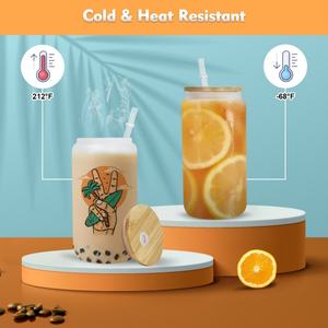 <span class=keywords><strong>Almacén</strong></span> <span class=keywords><strong>de</strong></span> EE. UU. 12Oz 16 Oz 20Oz 25Oz 16 Oz Botella <span class=keywords><strong>de</strong></span> agua esmerilada transparente recta Sublimación Vaso <span class=keywords><strong>de</strong></span> vidrio con tapa <span class=keywords><strong>de</strong></span> madera - Product Image 4