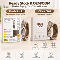 Kabel Pengisian Daya Magnetik 4 in 1 Premium 65W dengan Jalinan Nilon, Aksesoris Ponsel Grosir