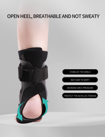 Attelle de cheville en néoprène à compression élevée avec stabilisateurs latéraux réglables pour la récupération des entorses et blessures - Offre Spéciale
