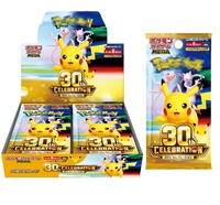 Boîte de boosters Pokémon 30e anniversaire M6a version japonaise Cartes à collectionner PTCG Pikachu Mew Mewtwo scellées en usine