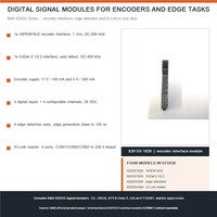 Modules de signalisation série B&R X20DS avec interfaces d'encodeur HIPERFACE EnDat, maître IO-Link et détection de bord précise