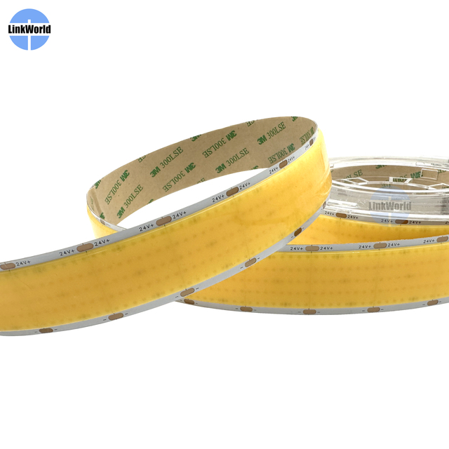 4600LM High Brightness 30mm Ultra Wide Cob Led Strip 5 Rows 1600Leds RA95 High CRI Flexible COB for Decoration Led Strip Light