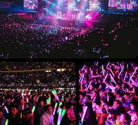 Bâtons lumineux en mousse LED clignotants ultra-lumineux pour festivals de musique, concerts, raves, soirées et éclairage de pistes de danse