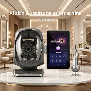 เครื่องวิเคราะห์ผิวหน้าแบบพกพา รุ่นใหม่ ปี 2026 AI 3D พร้อมหลอดไฟวูดส์ สำหรับดูสีผิวและความชุ่มชื้น X3 pro ราคาพิเศษ โปรโมชั่นสปาและความงาม - Product Image 1