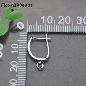 Bonne qualité antirouille 18K or argent plaqué levier arrière U forme Shvenzy boucles d'oreilles crochets résultats pour la fabrication de bijoux - Product Image 6