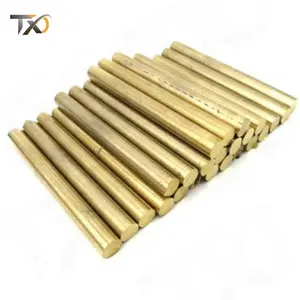 Metal OEM C2680 brass ASTM B21 round bus bar copper busbar hexagonal brass flat bar stock suppliers