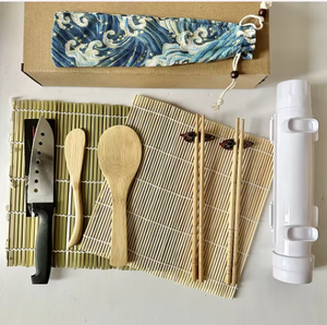 Kit para Hacer <span class=keywords><strong>Sushi</strong></span> de 16 Piezas, Molde de Bambú para <span class=keywords><strong>Sushi</strong></span> DIY con Múltiples Formas, Espátula para Arroz, Kit de <span class=keywords><strong>Sushi</strong></span> Fácil de Usar - Product Image 3