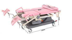 Lit d'examen gynécologique professionnel, système <span class=keywords><strong>de</strong></span> commande manuelle, cadre en acier, matelas en PVC, fonction <span class=keywords><strong>de</strong></span> changement automatique <span class=keywords><strong>de</strong></span> draps - Product Image 5