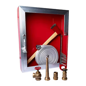 Ensemble complet SHOUSHENG Brand Fire Hose Rack Armoire en acier doux Flexible Fire Hose Landing Valve Conception durable - Product Image 4