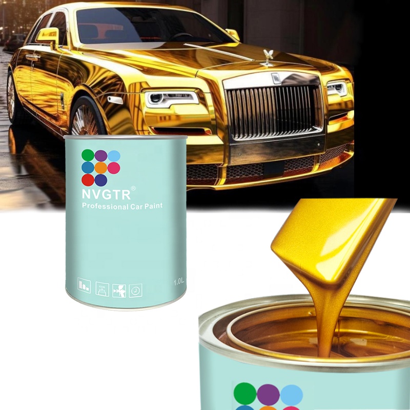 Peinture automobile dorée de luxe