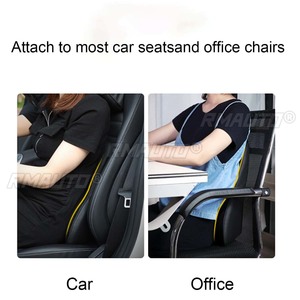 Car Neck Headrest <b>Pillow</b> Cushion Seat Support Head Restraint Seat <b>Pillow</b> Headrest Neck Cushion Simulation Human Massage - Product Image 2
