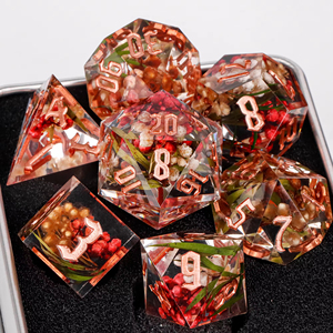 Bộ xúc xắc nhựa trong suốt MINI PLANET, xúc xắc đa diện tùy chỉnh DND, xúc xắc nhựa D20, trò chơi trên bàn, xúc xắc <span class=keywords><strong>20</strong></span> mặt - Product Image 1