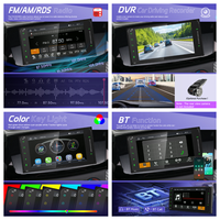 Autoradio Podofo 7'' pour Toyota Corolla/RAV4/Prado/Camry/Hilux avec Carplay et Android Auto sans fil, lecteur MP5 AM/FM/RDS d'usine