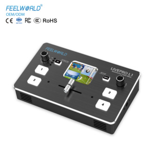FEELWORLD LIVEPRO L1 V1 Production multi-caméras en temps réel Streaming en direct Audio Vidéo Commutateur Mélangeur HDMI - Product Image 1