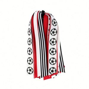 Cintas Elásticas para el Cabello con Diseño de Fútbol, Coleteros, Accesorios para el Cabello para Chicas Animadoras, Jugadoras, Mujeres, Aficionadas, Regalo de Cumpleaños - Product Image 4