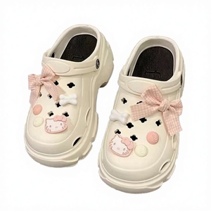 รองเท้าแตะลำลองสำหรับผู้หญิง รุ่นปี 2026 สำหรับฤดูร้อน เหมาะกับกิจกรรมกลางแจ้ง ระบายอากาศได้ดี พื้นหนา ซับในสีตัดกันแบบถอดได้ ทำจากวัสดุ EVA ใช้ได้ทั้งในบ้านและนอกบ้าน - Product Image 2