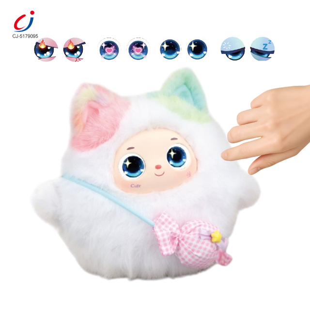 Chengji Interactive Ai Gesture Controlled Smart Robot Pet Toy Multi-functional Cartoon Animal Design Plush Toy Ai Interactive