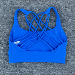 <span class=keywords><strong>Soutien</strong></span>-<span class=keywords><strong>gorge</strong></span> <span class=keywords><strong>de</strong></span> sport pour femmes, couleur unie, résistant aux chocs, dos croisé, huit <span class=keywords><strong>bretelles</strong></span>, sous-vêtements <span class=keywords><strong>de</strong></span> fitness, yoga - Product Image 6