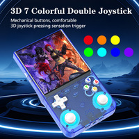 Console de jeu portable 128G R36 Ultra 4.0'' IPS avec système Linux, style rétro, lecteur WIFI, consoles de jeux vidéo d'arcade portables R36s