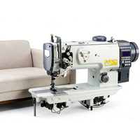 Machine à coudre industrielle à double aiguille de haute qualité, similaire à JUKI, pour la fabrication de produits en cuir, de canapés, de sacs et d'intérieurs de voitures