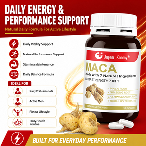 Nouveauté Shecome Maca Strength, pilules d'agrandissement du pénis avec Tribulus Terrestris pour l'énergie et l'endurance, 90 capsules de vitalité masculine - Product Image 2