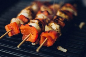 Nướng/thịt nướng shish Kebab <span class=keywords><strong>kabob</strong></span> hình bầu dục lưỡi xiên que tre - Product Image 6
