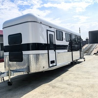 Remorque de transport de chevaux Eurostar 2 sur mesure, à chargement oblique, avec logement, 1800 kg