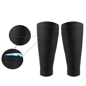 Per bambini giovani adulti calcio parastinchi calze a compressione in <span class=keywords><strong>maglia</strong></span> traspirante supporto gambe tutore maniche al polpaccio per calcio parastinchi da calcio - Product Image 3