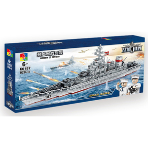 Женские игрушки, оптовая продажа, военный корабль, военный флот, солдат, Игрушечная модель, развивающий набор строительных блоков, боевые корабли для взрослых игрушка - Product Image 5