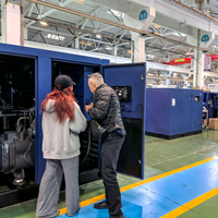 Secador de Aire Comprimido Refrigerado Industrial con Filtración de 3 Etapas y Válvula de Drenaje Electrónica Automática