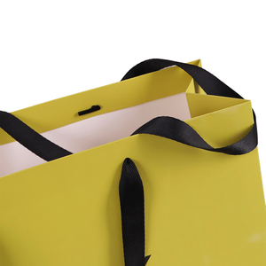 Sacs en papier de luxe personnalisés avec logo imprimé, sacs en papier blanc, rose, noir pour bijoux, vêtements, chaussures - Product Image 4