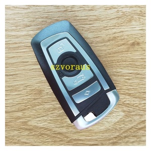 Chìa khóa xe bìa cho BMW <span class=keywords><strong>4</strong></span> nút thông minh chính bìa với chìa khóa khẩn cấp chìa khóa xe Fob phù hợp cho BMW (Bạc) - Product Image 4