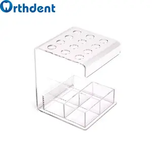 Dental Acryl harz Composite Spritzen halter Organizer Kleber 12 Löcher Kleiner Applikator Spender Zahnmedizin Zubehör Werkzeuge