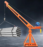 Mini-grue de chantier domestique Jingtong 400 kg personnalisable avec moteur à engrenages et PLC – Meilleure vente