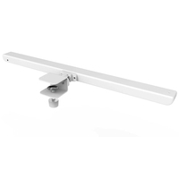 Lampe de bureau LED rectangulaire intelligente avec pince, 20W, CRI 95 élevé, protection oculaire, pour étudiants, lecture, écriture, avec minuterie