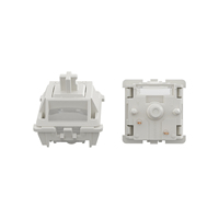 Interrupteurs GATERON Smoothie à livraison rapide, entièrement en POM, 35 pièces pré-lubrifiées, 40gf, 5 broches SMD, interrupteurs de clavier mécanique personnalisés