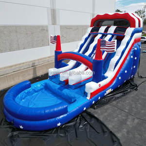 GMY Inflatables - <span class=keywords><strong>Location</strong></span> de structures gonflables - Toboggan aquatique gonflable aux couleurs vives avec <span class=keywords><strong>piscine</strong></span> pour enfants - Product Image 6