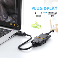 Câble adaptateur convertisseur vidéo haute vitesse 1080P 60Hz HDMI mâle vers DVI 24+1 24+5 DVI-D DVI-I femelle