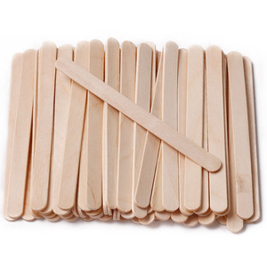 8 ''lưỡi gỗ depressors hóa chất miễn phí không vô trùng thân thiện với môi Bạch Dương tự nhiên gỗ <span class=keywords><strong>Ice</strong></span>-<span class=keywords><strong>cream</strong></span> <span class=keywords><strong>Sticks</strong></span> người lớn & trẻ em thủ công gậy - Product Image 3