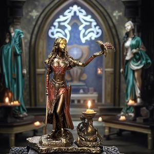 Figuras Personalizadas <span class=keywords><strong>de</strong></span> la Mitología Celta, Estatua <span class=keywords><strong>de</strong></span> la Diosa Guerrera Morrigan, Decoración <span class=keywords><strong>de</strong></span> Mesa, Productos Artesanales, Decoración del Hogar - Product Image 5