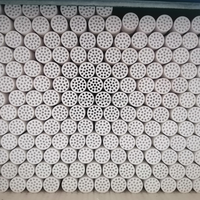 Prix d'usine, filtration à flux croisé, microfiltration, élément de membrane céramique MF, garantie 1 an pour l'élimination des bactéries, marque QSM