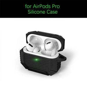 Coque personnalisée pour Airpods Pro 3D Housse de <span class=keywords><strong>casque</strong></span> et armure Coque en silicone Housse de protection complète pour <span class=keywords><strong>Apple</strong></span> pour Airpods Pro Case - Product Image 2