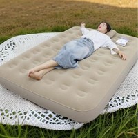 Matelas Gonflable PVC Personnalisé pour Fabricant Grossiste, Lit d'Air Pliant d'Extérieur Anti-Humidité 190cm Simple/Double Épaissi