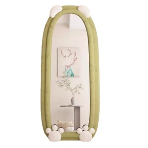 Piccolo orso salone piano specchio styling stazione con deposito negozio di abbigliamento specchio pavimento rotola personalizzato pavimento specchio - Product Image 6