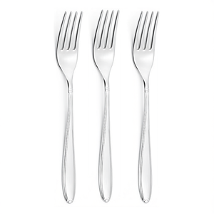 Juego de tenedores de mesa 3 piezas Inox (20cm) KAPPA Cromo brillante CVLX30C3 - Product Image 2
