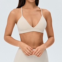 Débardeur de yoga pour femme, respirant, extensible dans quatre directions, avec bretelles réglables, bonnets amovibles Mayan Drop Cup et dos croisé, idéal pour la gym