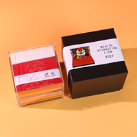 Bloc-notes 3D Fortune Lion Dance, Calendrier, Bloc-notes pour la prospérité, Décoration de bureau, Papeterie animale mignonne, Articles cadeaux de luxe personnalisables