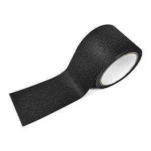 Ruban de réparation de tissu Non tissé en polyester acrylique noir pour auvent bâche tente <span class=keywords><strong>voile</strong></span> et couverture de bateau Patch de réparation extérieur - Product Image 1