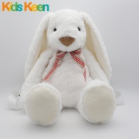 Sacs à dos en peluche personnalisés en forme de lapin avec poupée en peluche, sacs à bonbons en peluche douce